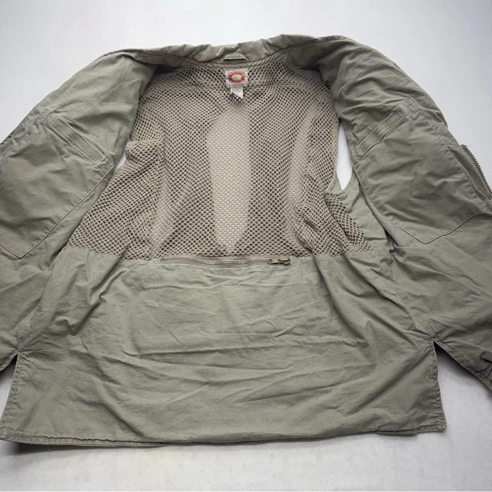 Vintage Banana Republic Vest Fishing Safari Photography Lots of Pockets Size L